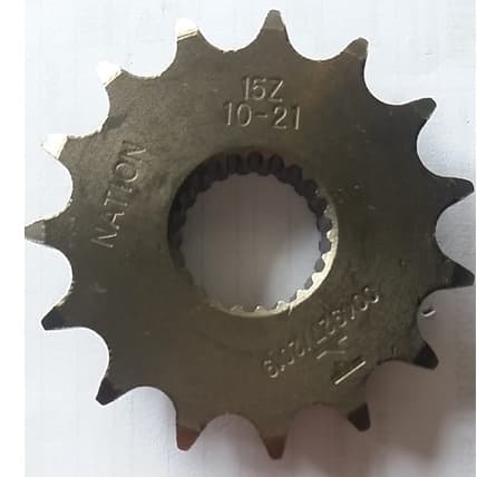 Pinhão Transmissão Aço 1045 15Z Fazer 250 2018>2022 / XTZ 250 2018>2022 Yamaha