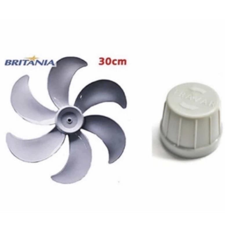 Hélice + Calota Para Ventilador Britânia 30CM BVT e outros modelos Produto Original