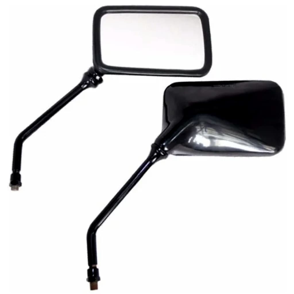 Espelho Retrovisor Cbx Strada Twister Titan Fan Cb300 Mini Preto Par