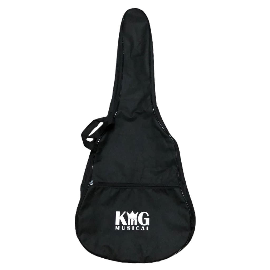 Capa para Violão 3/4 KING MUSICAL Simples Preto