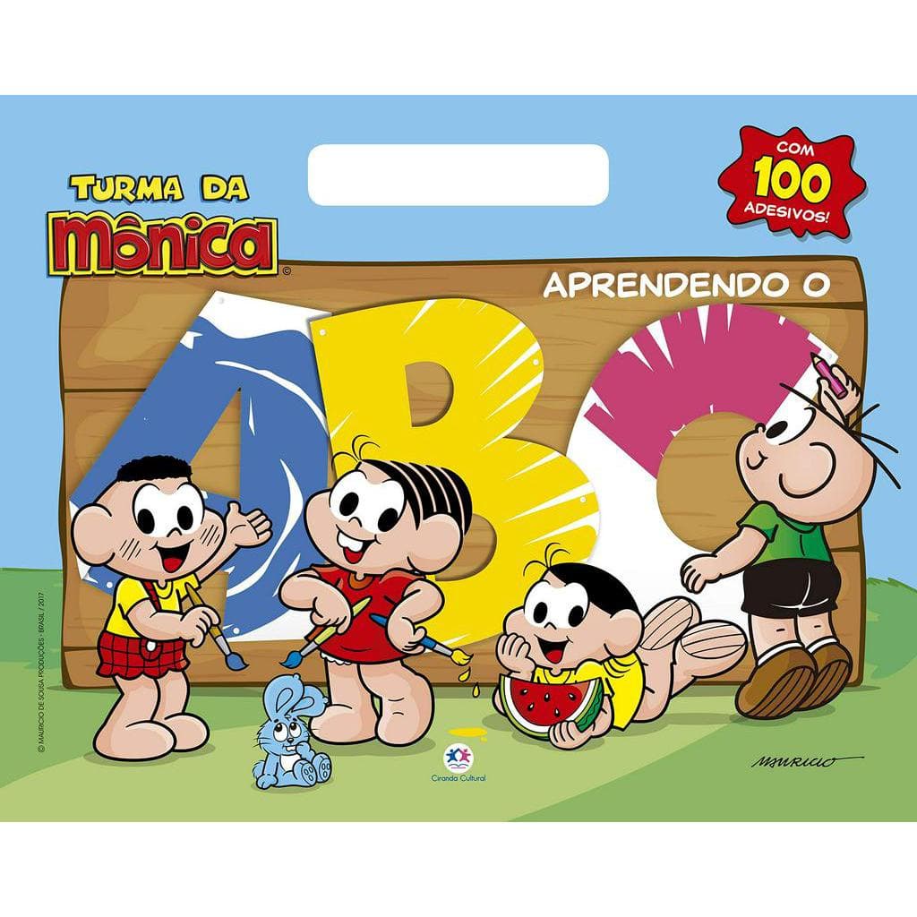 Livro Atividades Turma da Mônica - Aprendendo o ABC