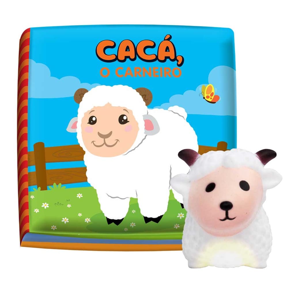 Livro de Banho Cacá, o Caneiro - Tá na Hora do Banho