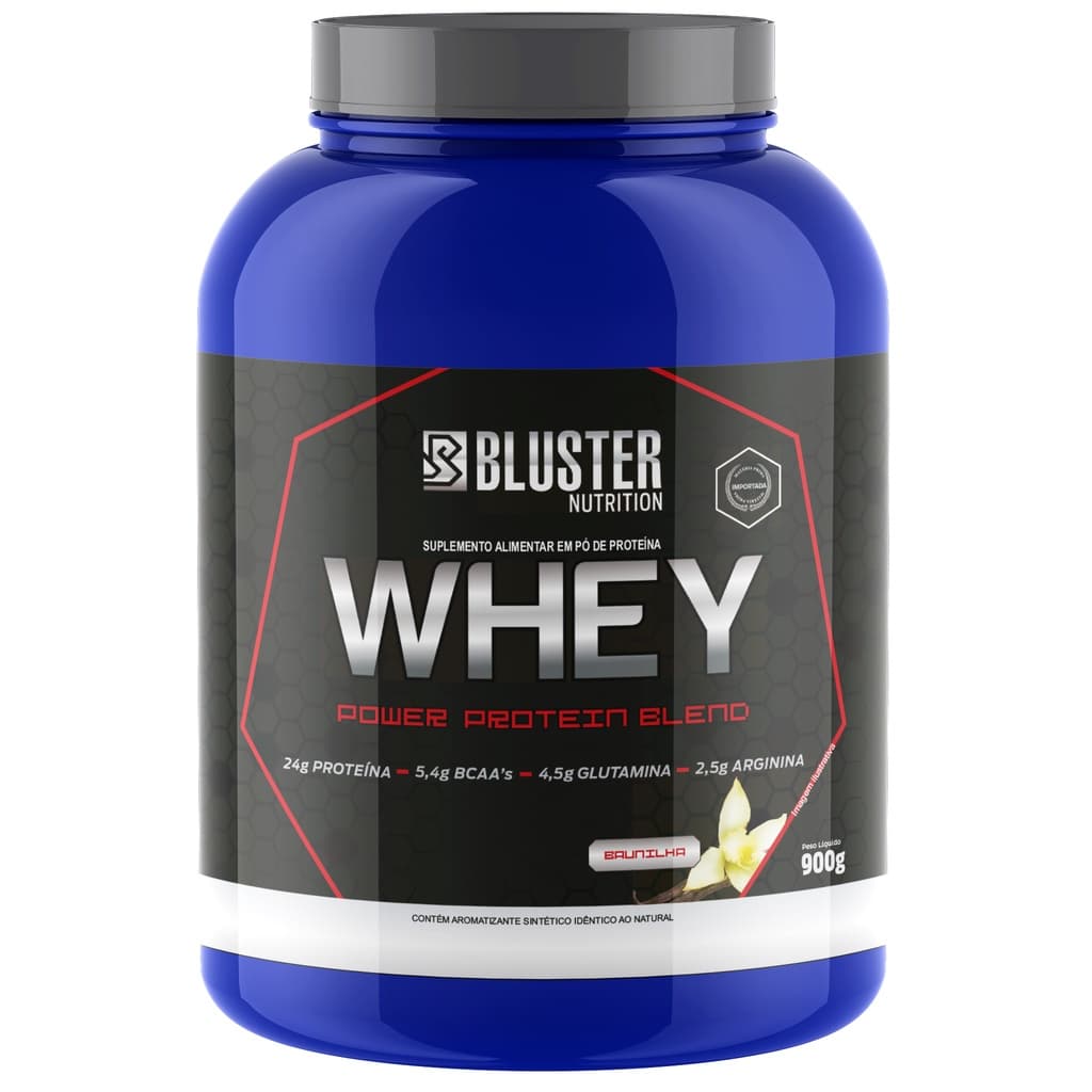 Whey Power Blend Pote 900gr - Bluster Nutrition