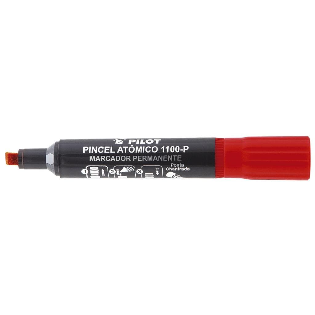 PINCEL ATÔMICO 100-P VERMELHO UN PILOT