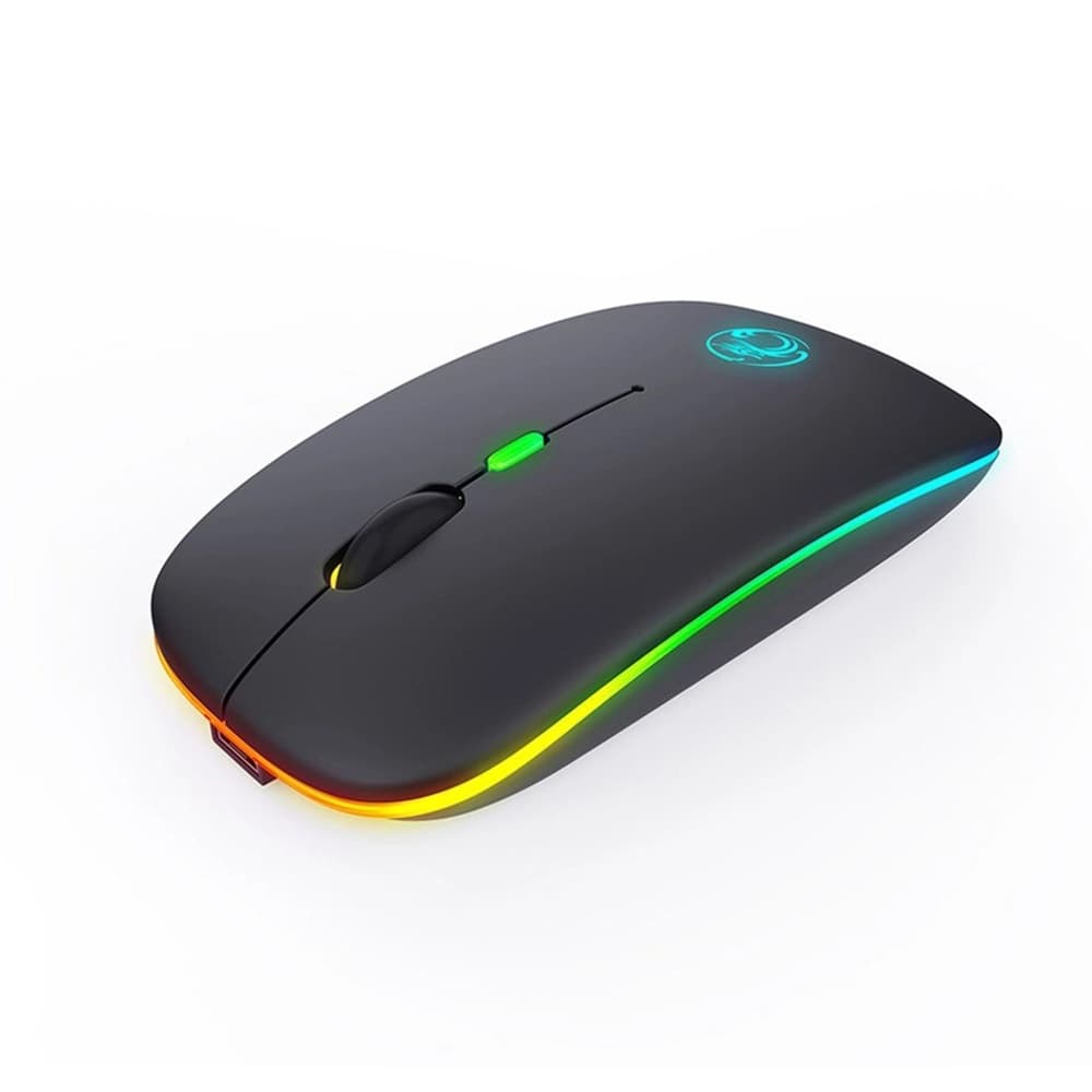 Mouse Imice E-1300 luminosa carregando sem fio de modo duplo mouse silencioso sem fio-G