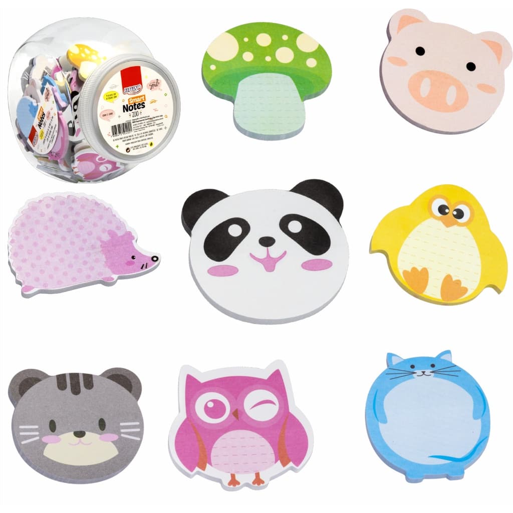 Bloco notas adesivas smart notes zoo - BRW