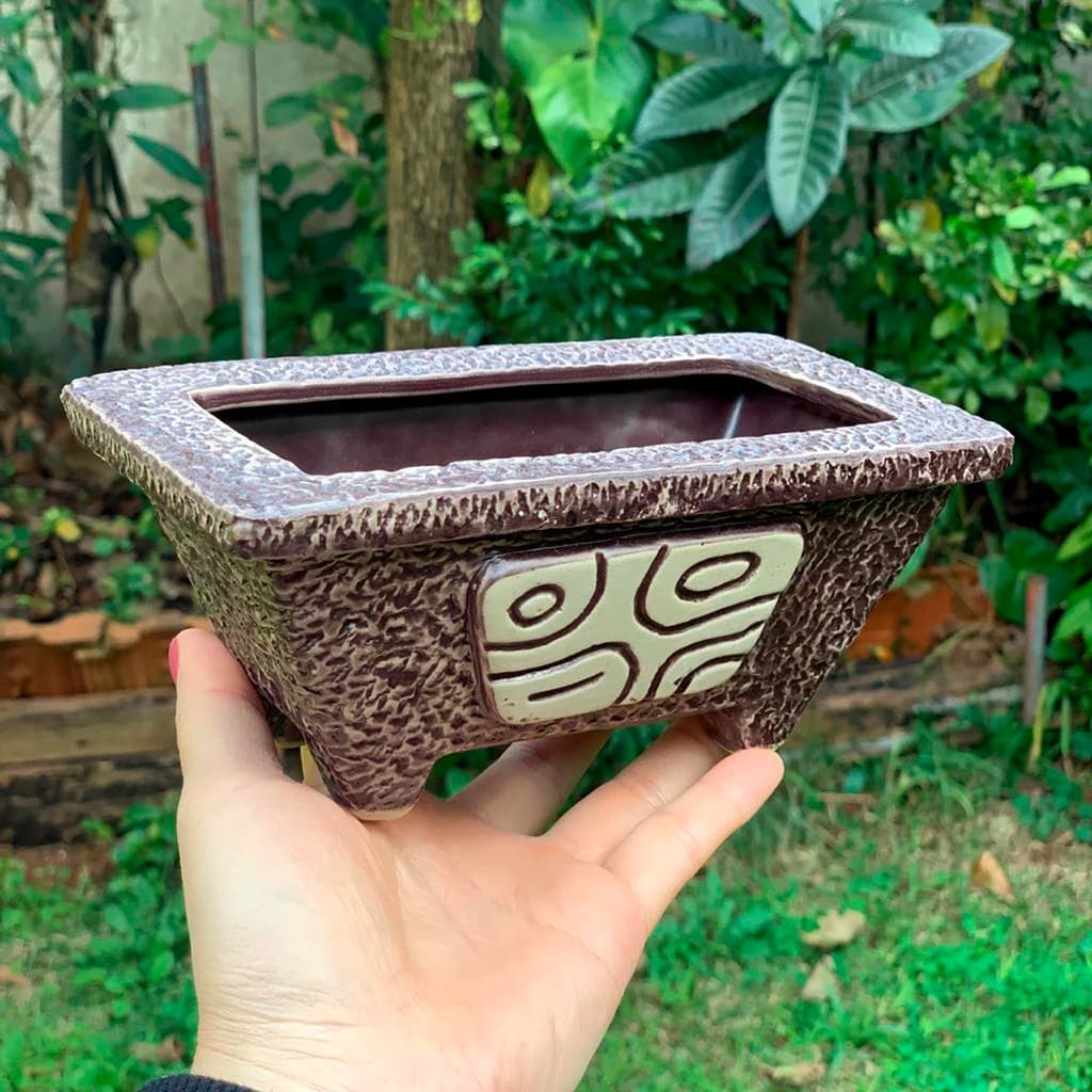 Vaso de Cerâmica 7x18x9,5cm COD014