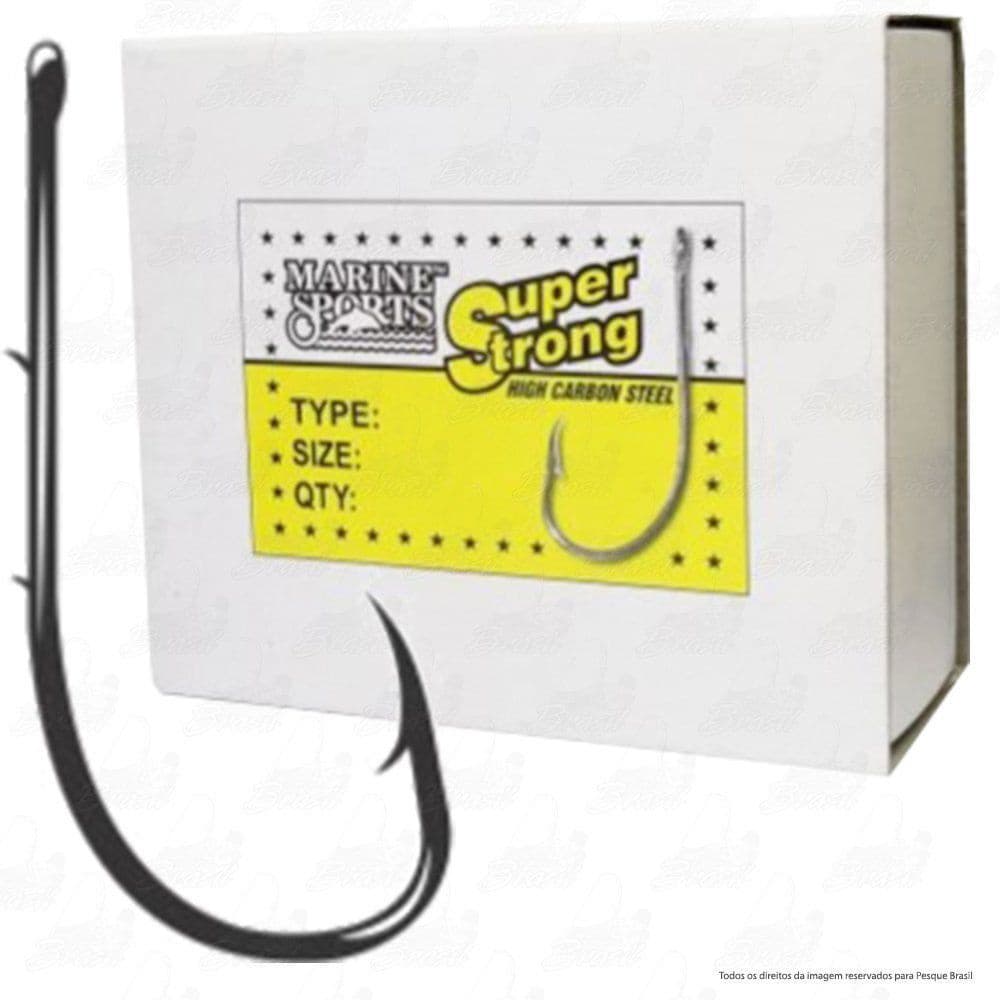 Anzol 4330 Super Strong Marine Sports 10/0 Caixa com 50 Unidades