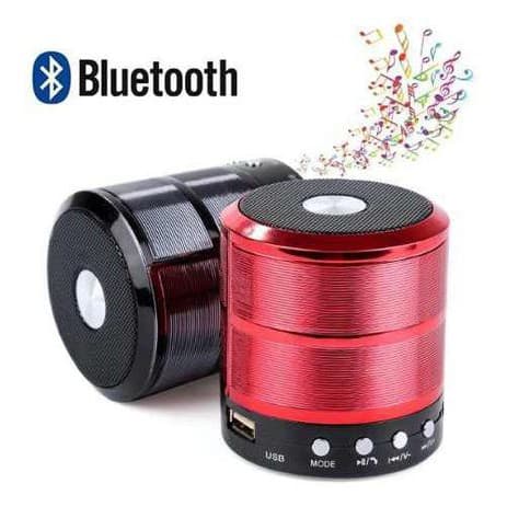 Caixa De Som Portátil Mini Speaker Bluetooth Ws-887