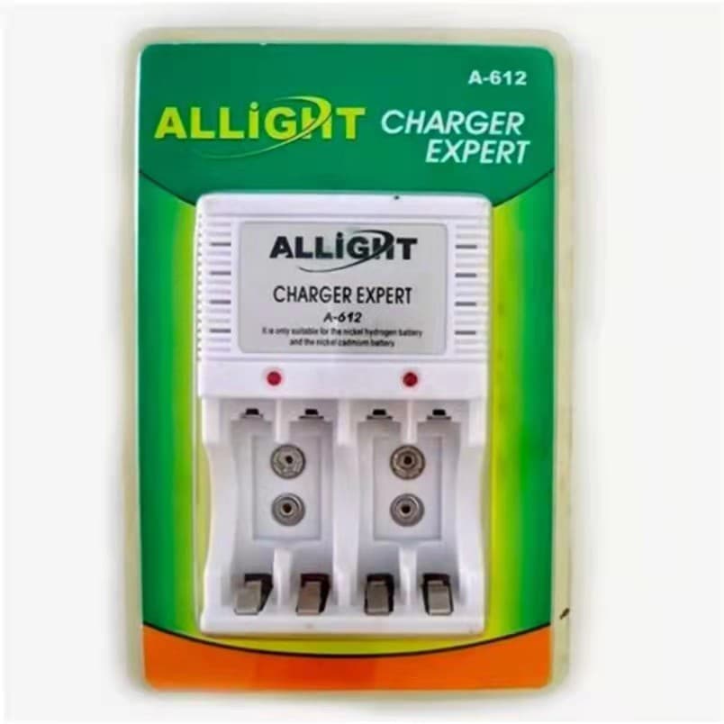 Carregador Pilhas AA, AAA e Bateria 9v