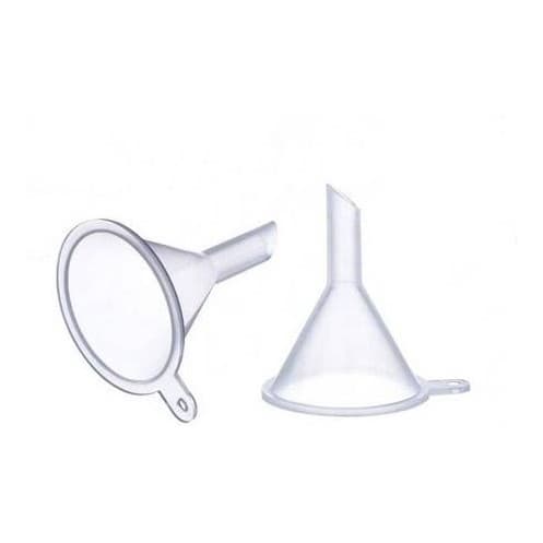 10 Peças Mini Funil De Plástico Transparente Cozinha Filtro