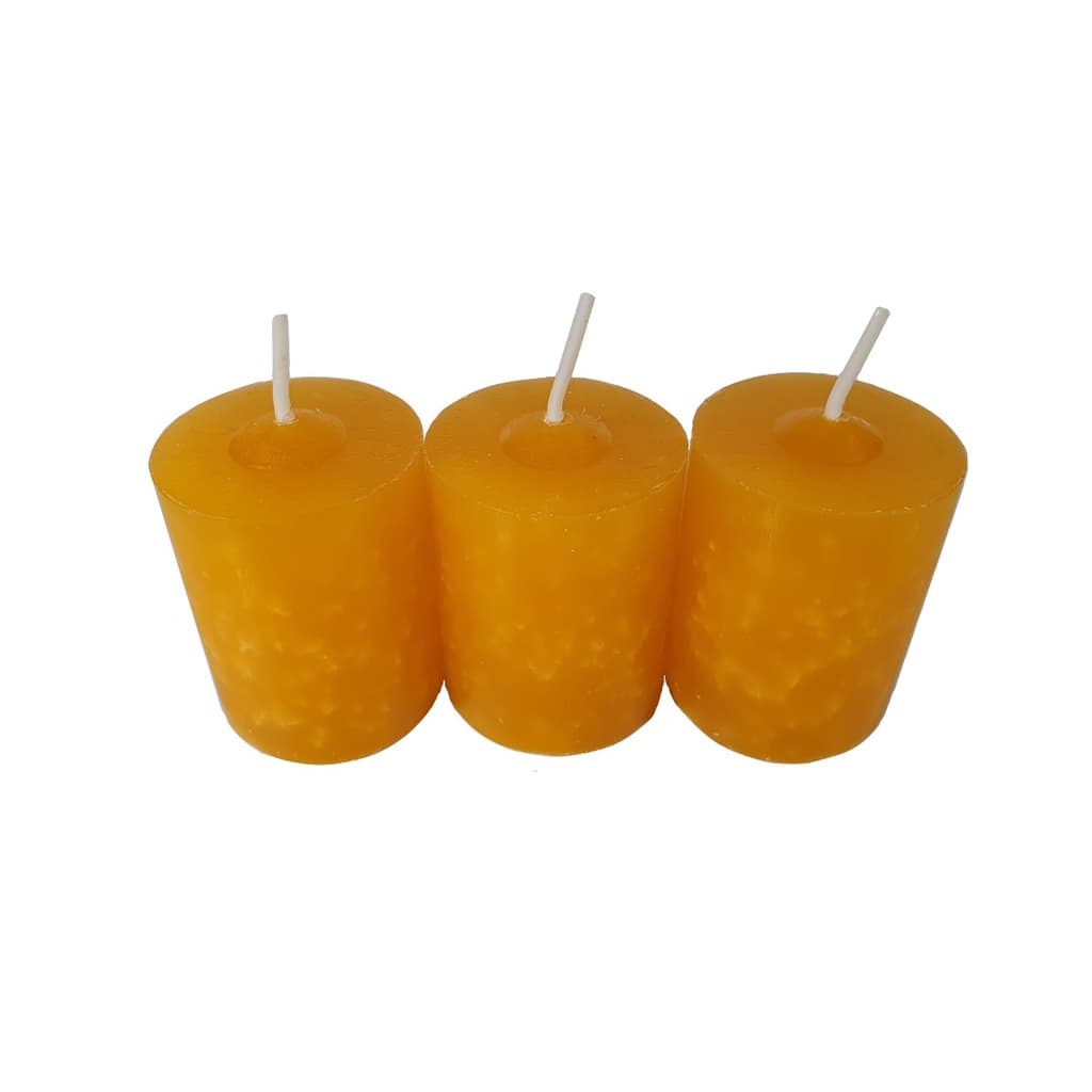 Kit 3 Velas Aromáticas Perfumadas Com Aroma De Mel