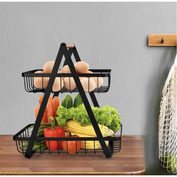 Fruteira De Mesa Aramada Metal Moderna E Resistente