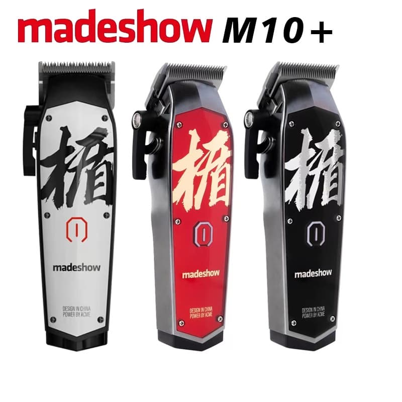 Madeshow m10 + Máquina De Cortar Cabelo Profissional Para Homens Sem Fio