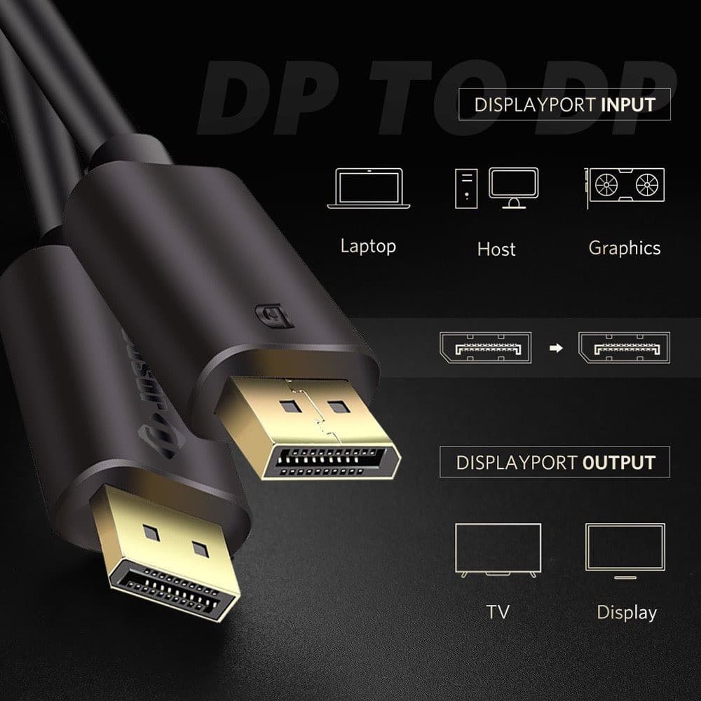 CABO DP X DP 1.4A 144HZ 240HZ PARA MONITORES DISPLAYPORT 1.2