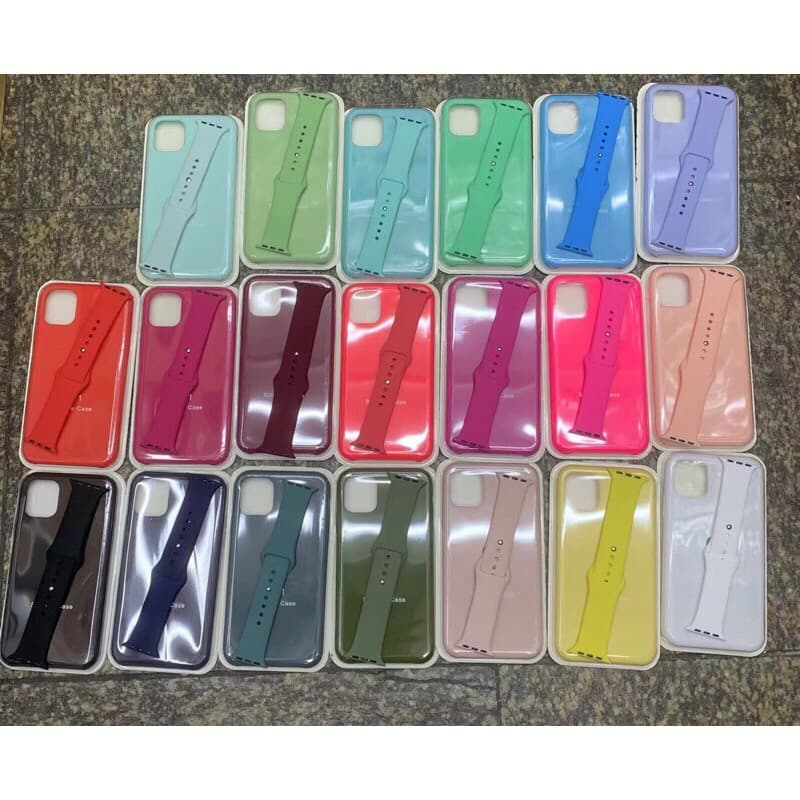 kit 1 Combo Capa Capinha silicone +kit 1 Pulseira relógio Sport silicone iphone 11 pro , 11pro max /Smart-Apple Watch - Entrega Rápida Brasil