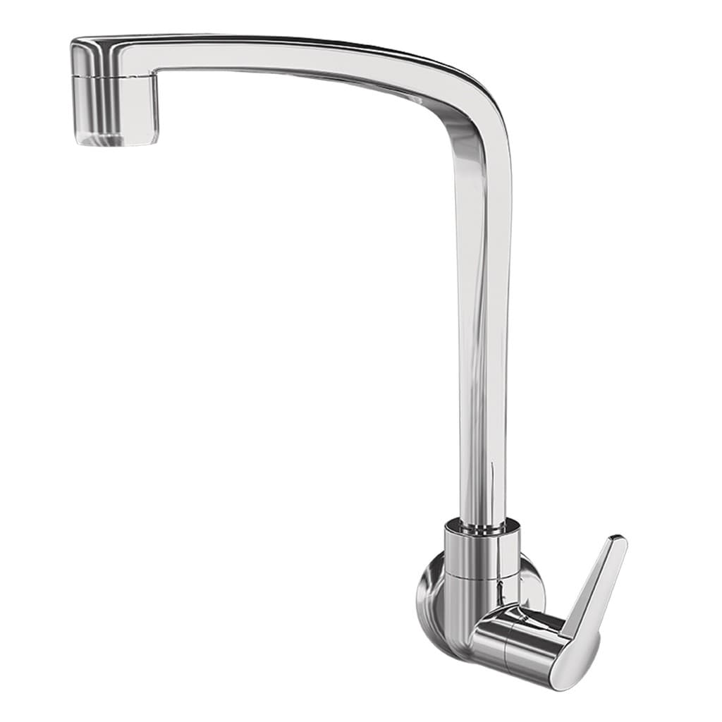 Torneira Cozinha Bica Móvel Cromada Parede Linha Flatt 1168 F71 Lorenzetti