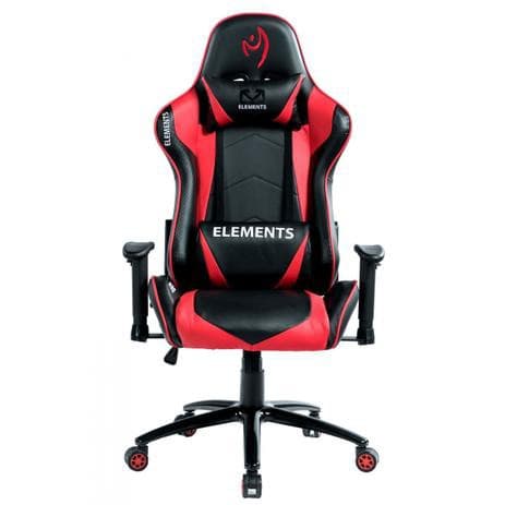 Cadeira Gamer Elements Gaming Veda Ignis Vermelha/preta