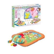 Tapete de Atividades para Bebê com Almofada e Brinquedos Colorido, Tapetes de Brincar.