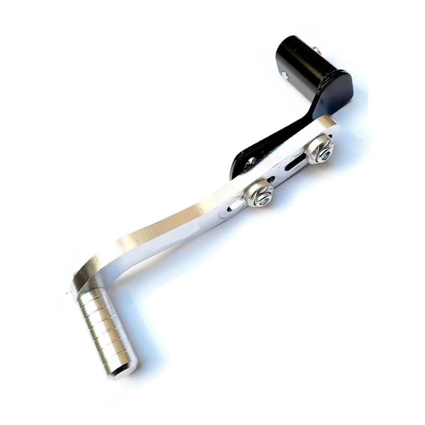 Pedal de Cambio Esportivo Universal Moto Passador Marcha PRATA