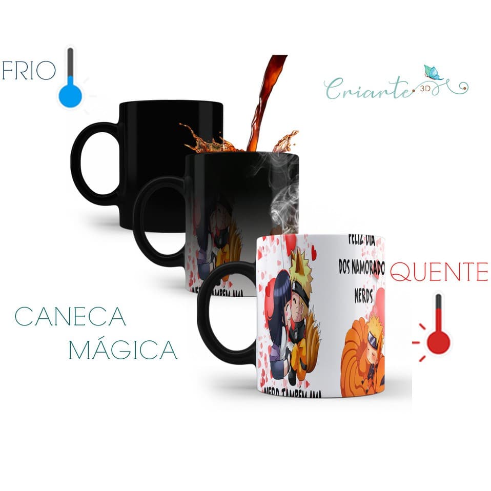 Caneca Porcelana Mágica Coleção Naruto #09