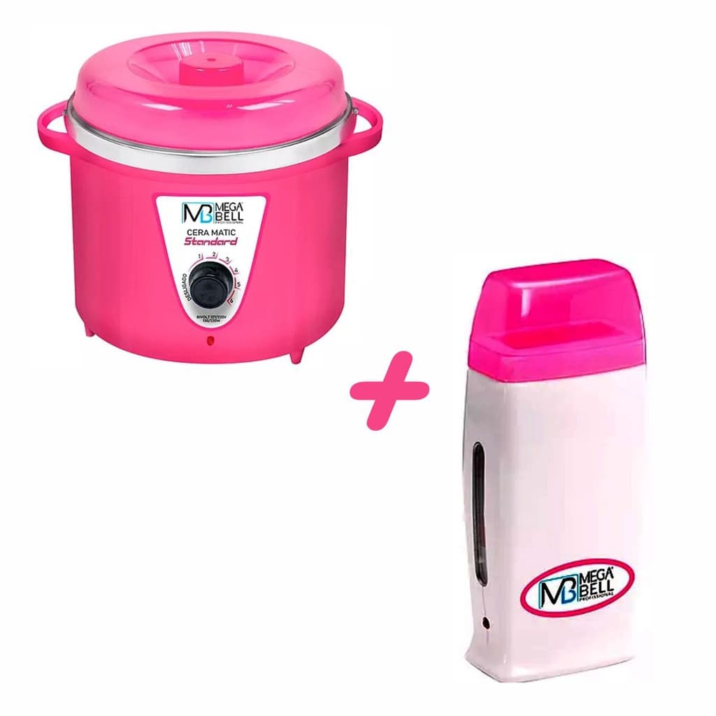 Kit Termocera 700g PINK + Roll On ROSA Mega Bell
