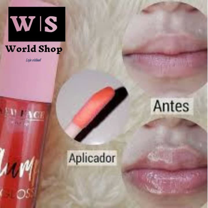 Lip Gloss Plump da new face makeup - hidrata, refresca e dá efeito volumoso.