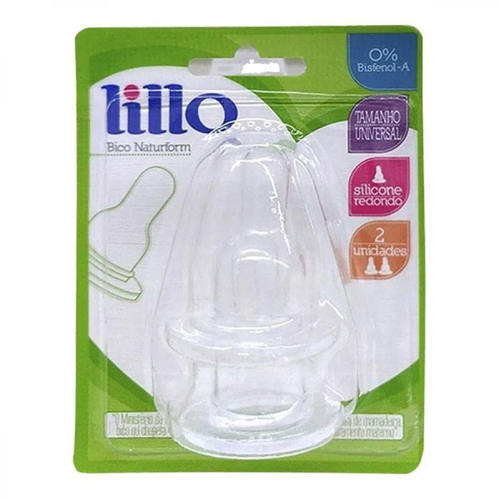 Bico Para Mamadeira Natuform Redondo 2und Lillo Novo Op2