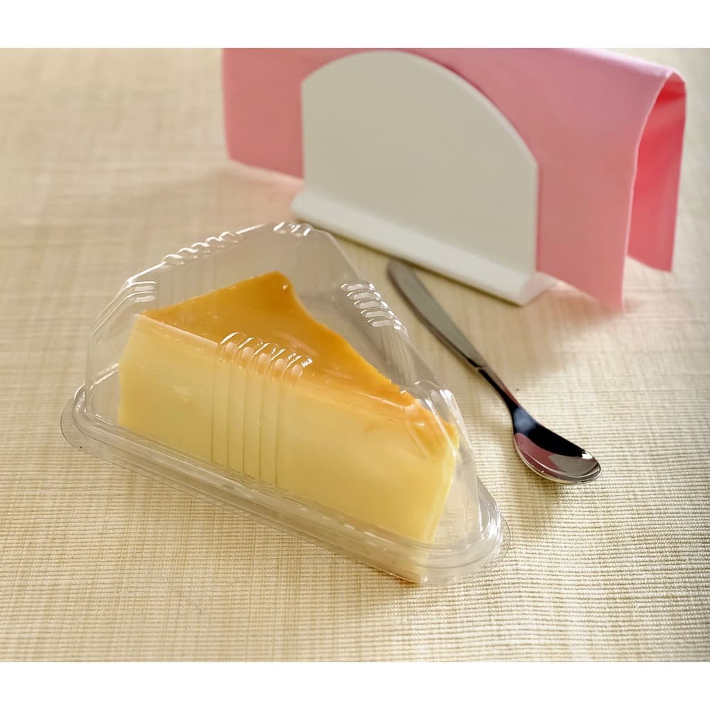 100 un Embalagem Mini Fatia de Bolo e Torta G635 c/Trava de Segurança - Galvanotek Premium