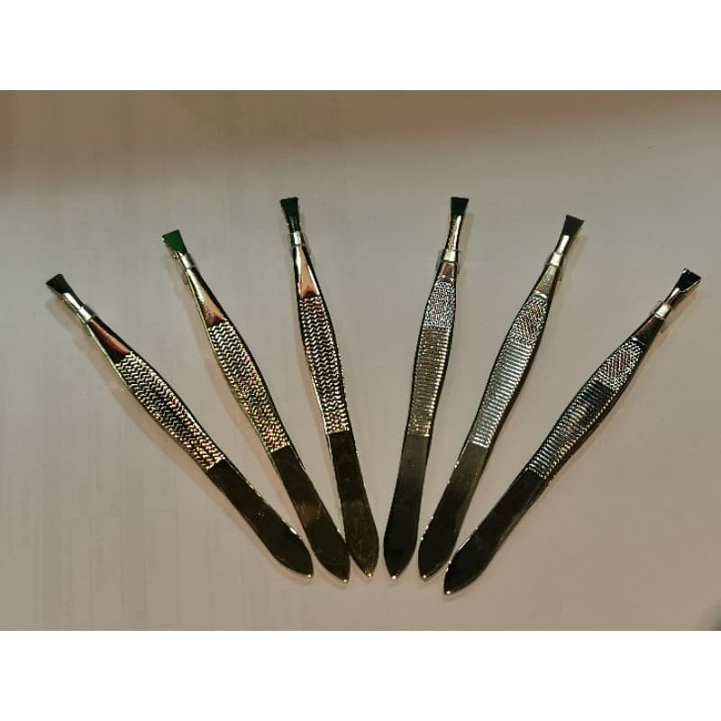 Pinça Profissional Em Aço Inoxidável Para Sobrancelha / Remoção De Pelos / Sobrancelha