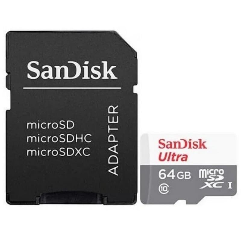 Cartão de Memória MicroSD Sandisk 64GB TransFlash