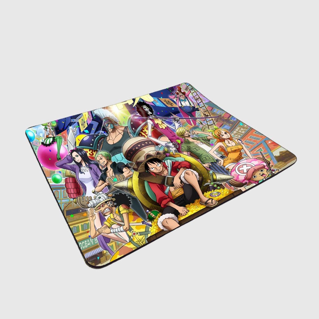 Mouse Pad 23x18cm One Piece Luffy Presente Gamer Natal Otaku