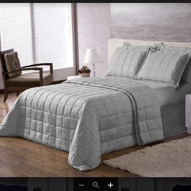 Cobreleito 3 Peças King Size Com Porta Travesseiro Micropercal 170 Fios Cama King Grande Luxo