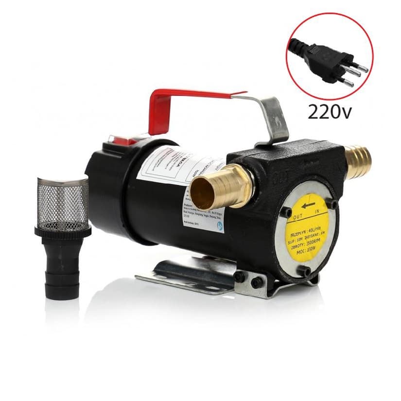 Bomba Elétrica 220v Para Transferência De Óleo Diesel