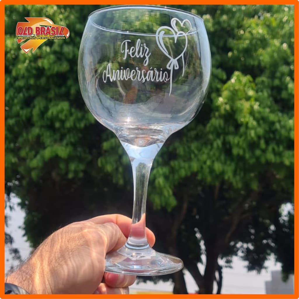 Taça de Gin Cozumel 615ml - FELIZ ANIVERSÁRIO