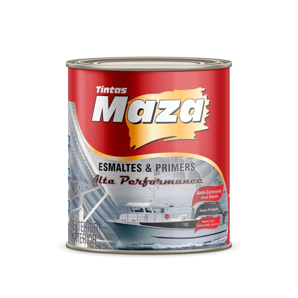 Zarcão Cinza Escuro Tinta Protetora Maza 0,9ml Seca Rápido
