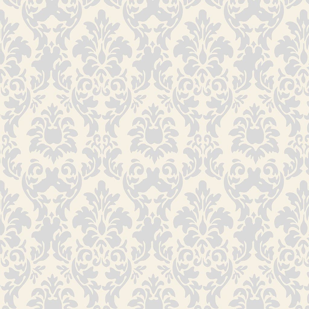 Papel De Parede Arabesco Em Adesivo Vinílico Lavável, Quarto, Sala, Lavabo, Corredor Tons Neutros - SSAR-025