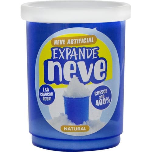 Kit 3 Potes Neve Artificial - Expande Neve - Doce Brinquedo