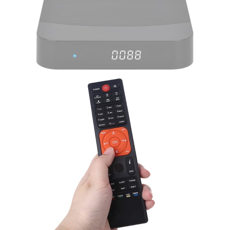 RUN Controle Remoto 18 Cm Comprimento Para V7S Max Inteligente Receptor Satélite GTMedia