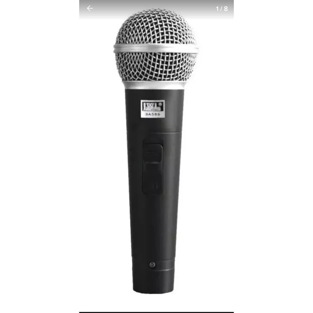 Microfone Profissional Jwl Ba-58s com Chave On/off