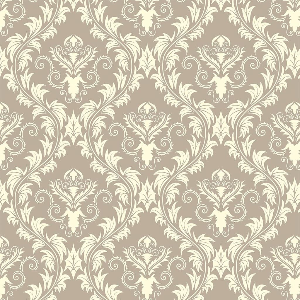 Papel de Parede Adesivo Arabesco Vintage Nude