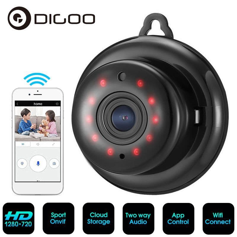 Mini Micro Camera Ip Residencial Segurança Hd Wireless Proteção