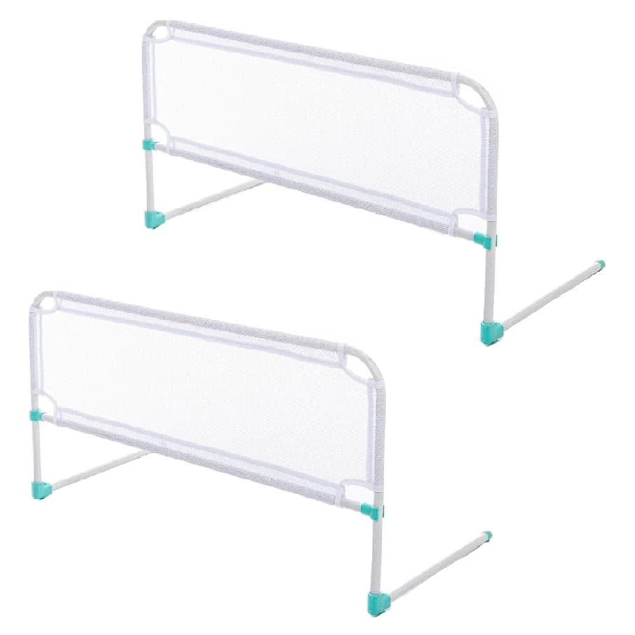 2 Grades Para Cama Proteção Tela Segurança Bebê Idoso Kit 2