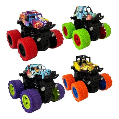 Carro Carrinho Monster Truck Jam Pick Up Hip Hot Fricção