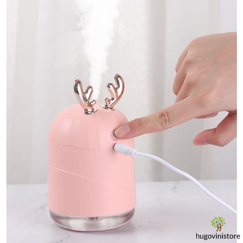 Mini umidificadores Difusor De Ar Portátil Purificador Usb LED 300 ml aromaterapia-Envio Imediato