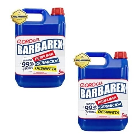 Cloro Gel 5kg  Barbarex 2 unidades