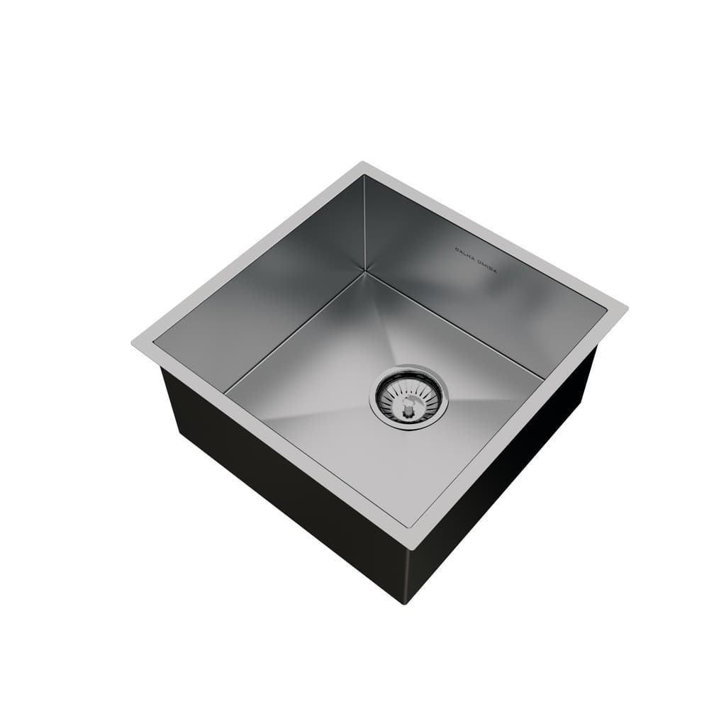 Cuba Inox Quadrada Gourmet Com Válvula 400 X 400