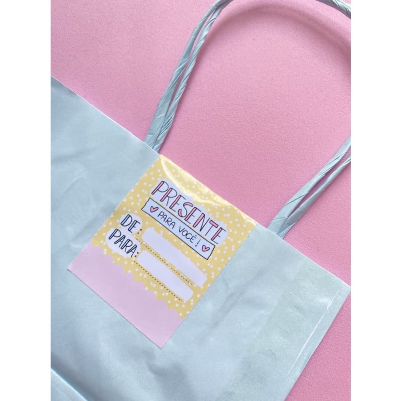 Lacre sacolas e produtos abra e se apaixone