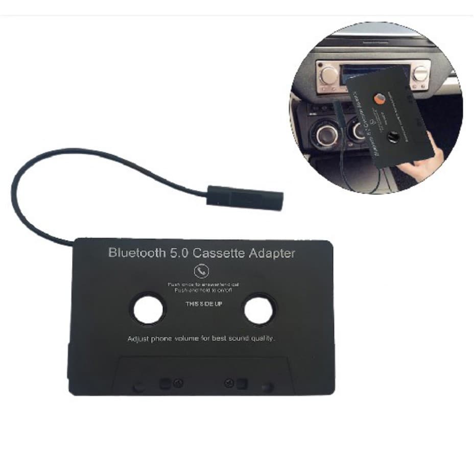 Adaptador Cassete K7 Bluetooth Músicas do Celular No Toca Fita