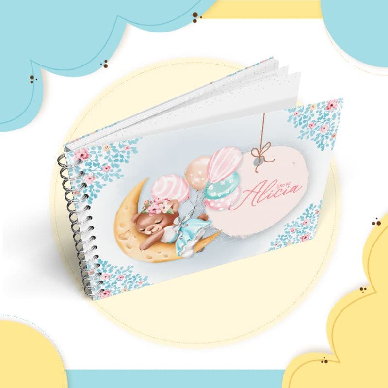 Kit Caderneta de Vacina e Livro do Bebê  Menina vários temas